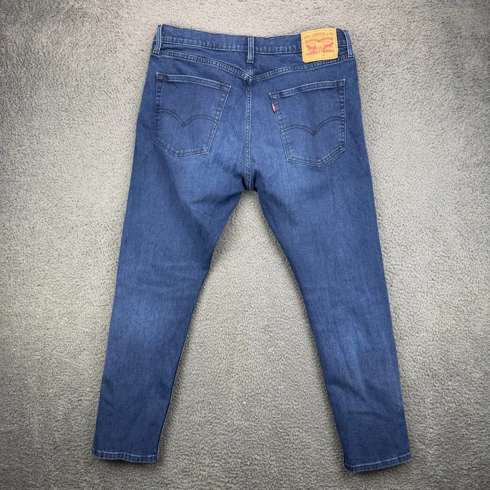 Levis 512 Mens Slim Taper Fit Dark‎ Wash Denim Jeans Blue W36 L30 10820